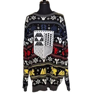 Bungie, Inc. "Destiny" Game Fair Isle Stretch Sweater 100% Knit Unisex Size 2XL